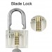 3-Pack Practice Training Lock Set for Locksmith Beginner - Transparent Cutawa...