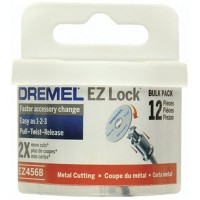 Dremel EZ456B 1 1/2-Inch EZ Lock Rotary Tool Cut-Off Wheels For Metal - 12 pi...