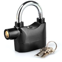 Joyluxy Goldiger Alarm Lock Anti-theft Motion Sensor Security Padlock with 3 Keys and 6 Replacement Batteries