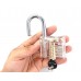 6 Pieces Practice Training Lock Set, LepoHome Transparent Cutaway Crystal Key...