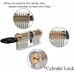 6pcs Transparent Practice Lock Set, Sopoby Visible Cutaway Pin Tumbler Keyed ...