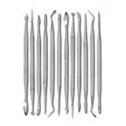 SE DD312 12-Piece Stainless Steel Wax Carvers Set